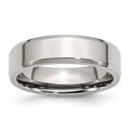 Chisel Stainless Steel Polished 6mm Beveled Edge Band