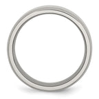 Chisel Stainless Steel Polished 8mm Beveled Edge Band