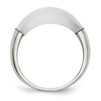 Stainless Steel 8mm Cats Eye Ring