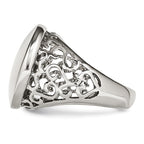 Stainless Steel Polished Circle Ring