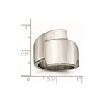 Stainless Steel Polished Fancy Ring