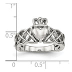 Chisel Stainless Steel Polished Claddagh Ring