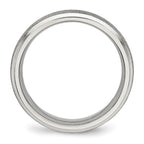 Chisel Stainless Steel Polished Laser Cut 6mm Band