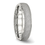 Chisel Stainless Steel Polished Laser Cut 6mm Band