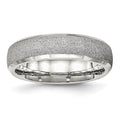 Chisel Stainless Steel Polished Laser Cut 6mm Band