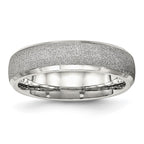 Chisel Stainless Steel Polished Laser Cut 6mm Band