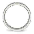 Stainless Steel Polished 6mm Grooved Band