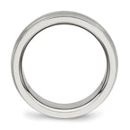 Stainless Steel Polished 8mm Grooved Band