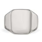 Chisel Stainless Steel Polished Signet Ring