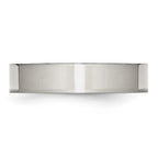 Chisel Stainless Steel Polished 5mm Flat Band