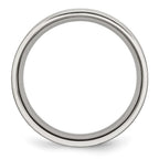 Stainless Steel Polished 6mm Grooved Band