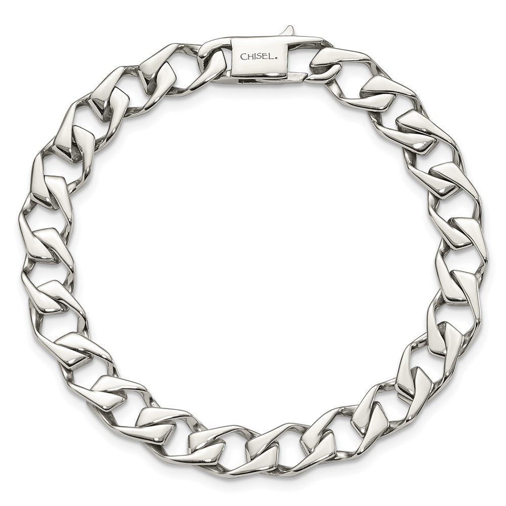 Chisel Stainless Steel Polished Fancy Link Bracelet