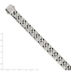 Chisel Stainless Steel Polished Fancy Link Bracelet