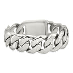 Chisel Stainless Steel Polished Fancy Curb Bracelet