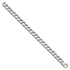 Chisel Stainless Steel Polished Square Link Bracelet
