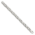 Chisel Stainless Steel Polished Anchor/Open Link Bracelet