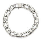 Chisel Stainless Steel Polished Anchor/Open Link Bracelet