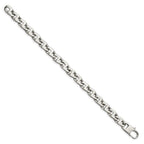 Chisel Stainless Steel Polished Fancy Square Link Bracelet