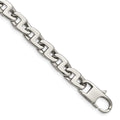 Chisel Stainless Steel Polished Fancy Square Link Bracelet