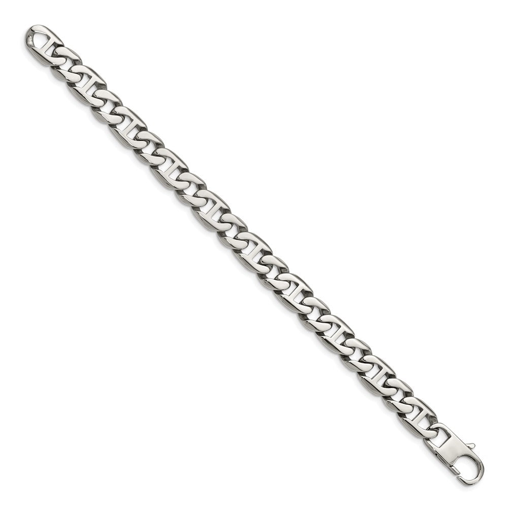 Chisel Stainless Steel Polished Anchor Link Bracelet