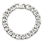 Chisel Stainless Steel Polished Anchor Link Bracelet