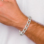 Chisel Stainless Steel Polished Open Link Bracelet