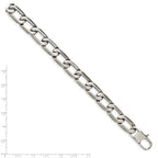 Chisel Stainless Steel Polished Open Link Bracelet