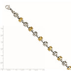Stainless Steel Yellow IP-plated & Polished Links Bracelet