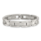 Chisel Stainless Steel Brushed 8 inch Link Bracelet