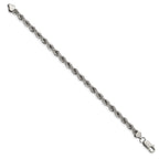 Chisel Stainless Steel Polished 6mm Rope Bracelet