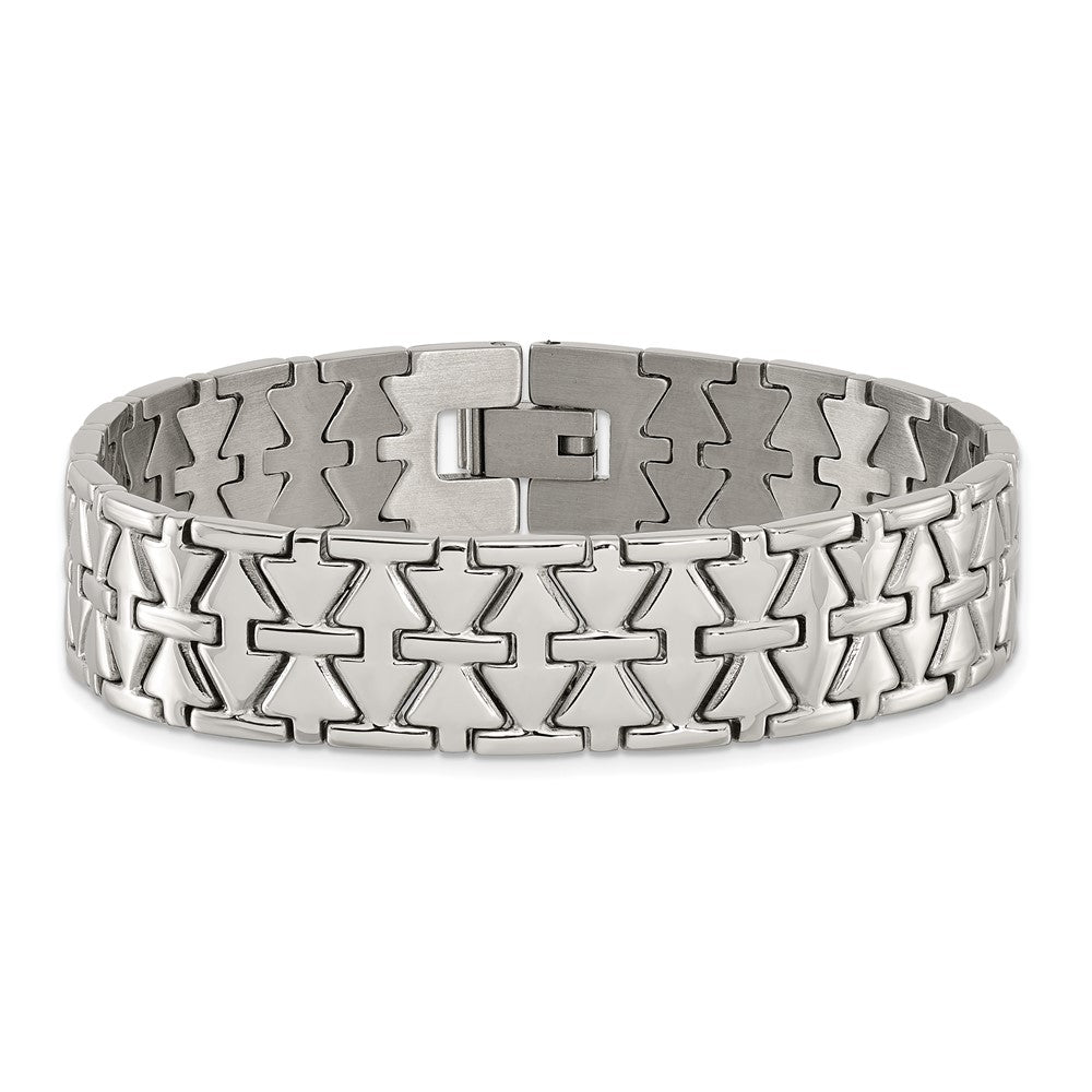 Stainless Steel Polished Fancy Link Bracelet