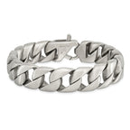 Chisel Stainless Steel Brushed Curb Bracelet