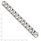 Chisel Stainless Steel Brushed Curb Bracelet