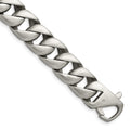 Chisel Stainless Steel Brushed Curb Bracelet
