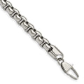 Chisel Stainless Steel Polished Rounded Box Bracelet