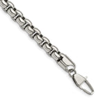 Chisel Stainless Steel Polished Rounded Box Bracelet
