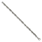 Chisel Stainless Steel Polished 9 inch Bracelet