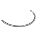 Chisel Stainless Steel Polished Double Curb Chain Bracelet