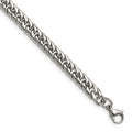 Chisel Stainless Steel Polished Double Curb Chain Bracelet