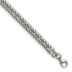 Chisel Stainless Steel Polished Double Curb Chain Bracelet