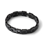 Stainless Steel Polished Black IP-plated Bracelet