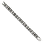 Chisel Stainless Steel Polished 8.5 inch Link Bracelet