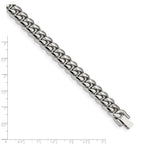 Chisel Stainless Steel Polished Curb Bracelet