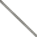 Chisel Stainless Steel Polished Curb Bracelet