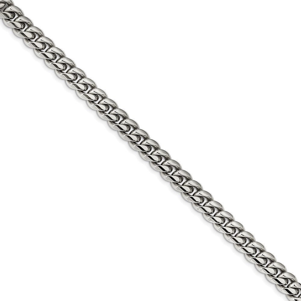 Chisel Stainless Steel Polished Curb Bracelet