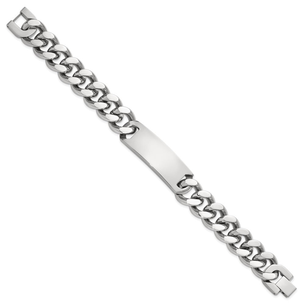 Chisel Stainless Steel Polished Curb Link 8.75 inch ID Bracelet
