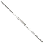 Chisel Stainless Steel Polished Curb Chain 8.5 inch ID Bracelet