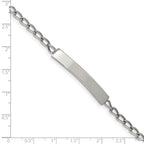 Chisel Stainless Steel Polished Curb Chain 8.5 inch ID Bracelet
