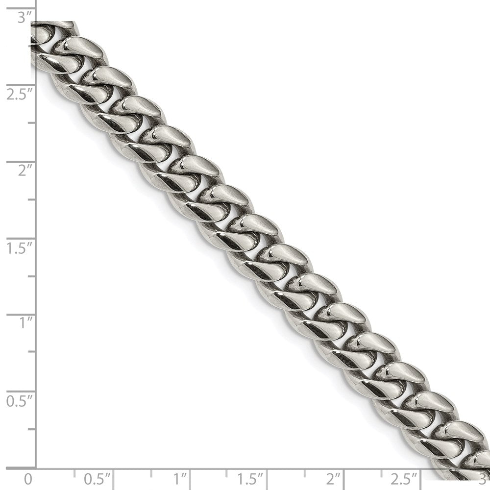 Chisel Stainless Steel Polished Curb Chain Bracelet