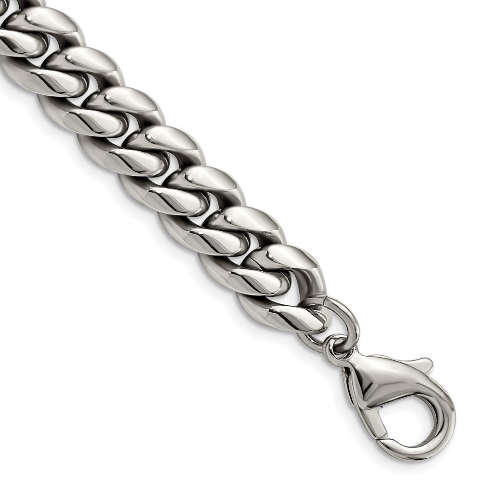 Chisel Stainless Steel Polished Curb Chain Bracelet